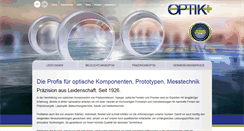 Desktop Screenshot of optik-plus.de